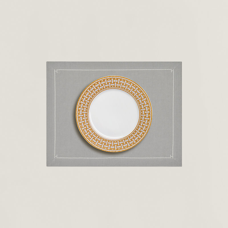 Interligne placemat - Grey | Hermès USA